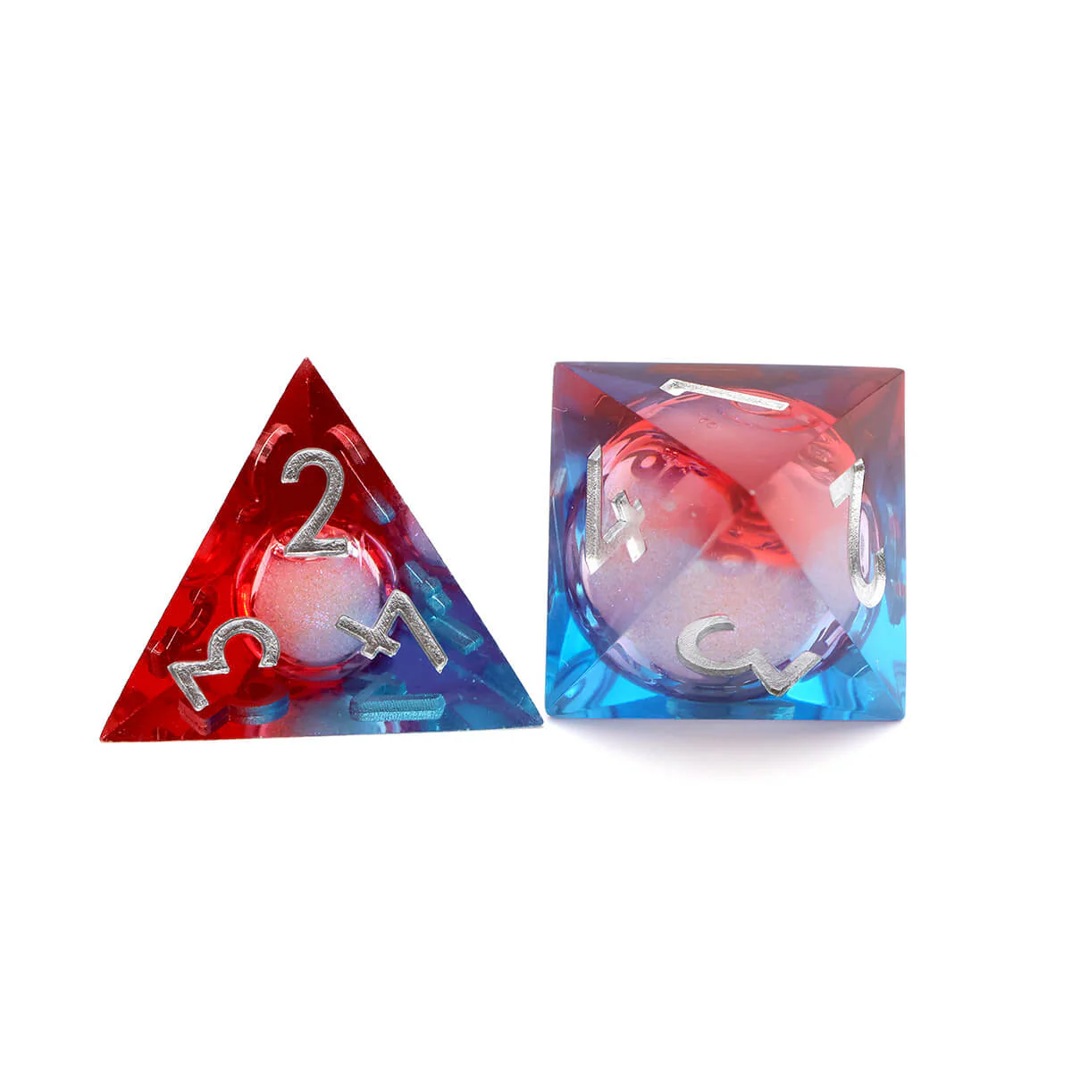 7-Piece Liquid Core Sharp Edge DND Dice Set - Image 2