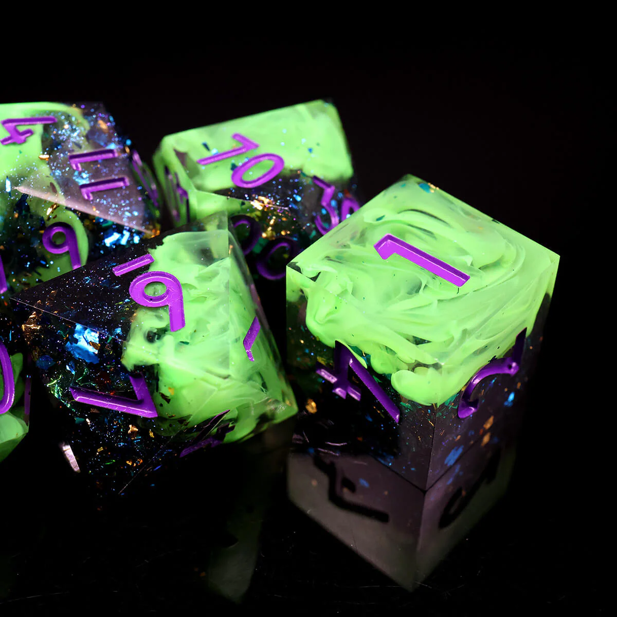 7-Piece Nobility Lady Sharp Edge DND Dice Set - Image 2