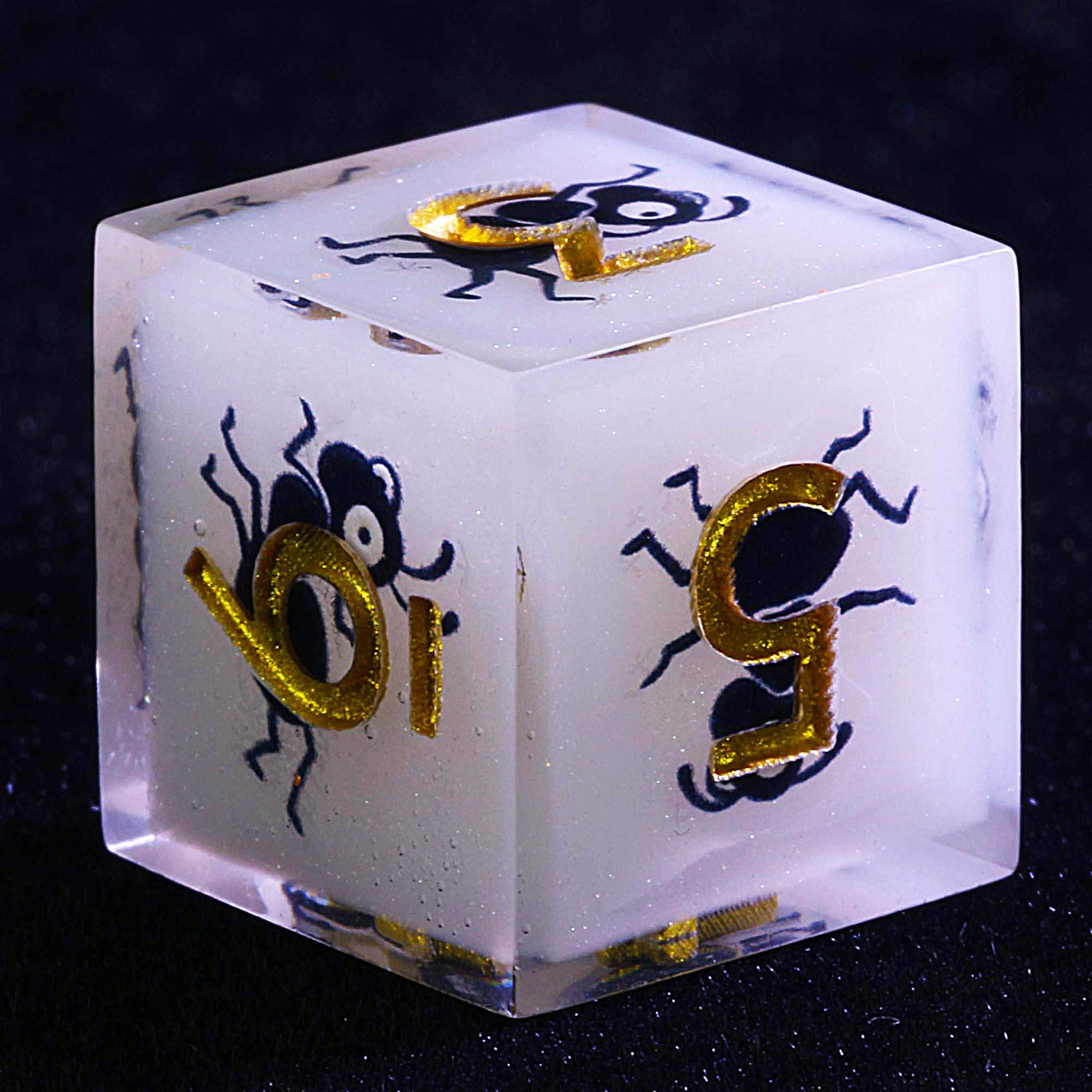 9 Polyhedral Dice Set DD Acid Tide in Underdark - Image 3