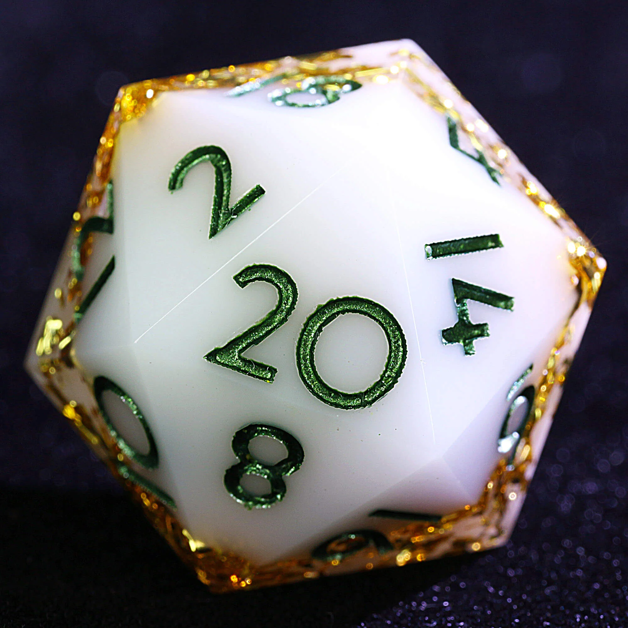 9 Polyhedral Resin D and D Set Dice Sanctum Foil Stratum - Image 4