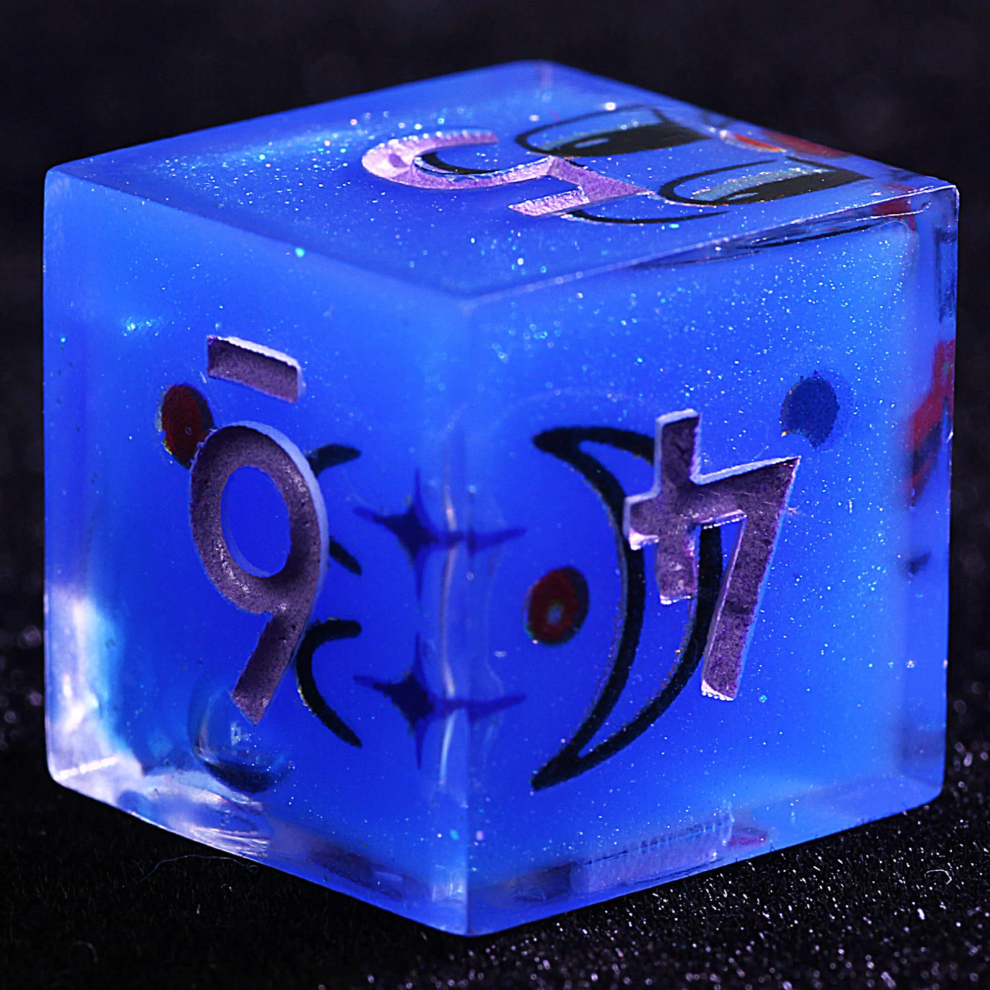 9 Polyhedral Resin DD Dice Sets Happy Joker - Image 3