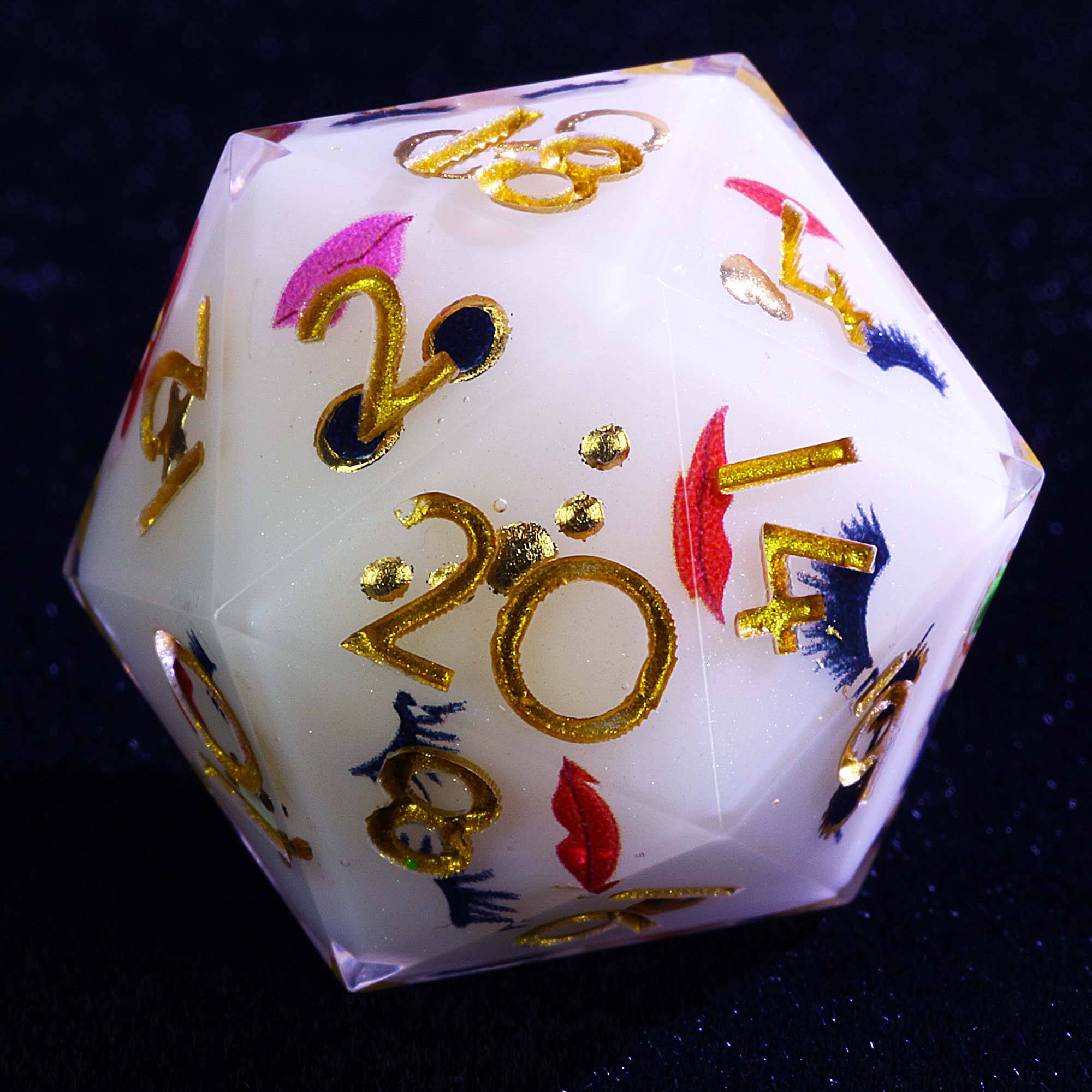 9 Polyhedral Set of Dice D&D Rouge Club - Image 2