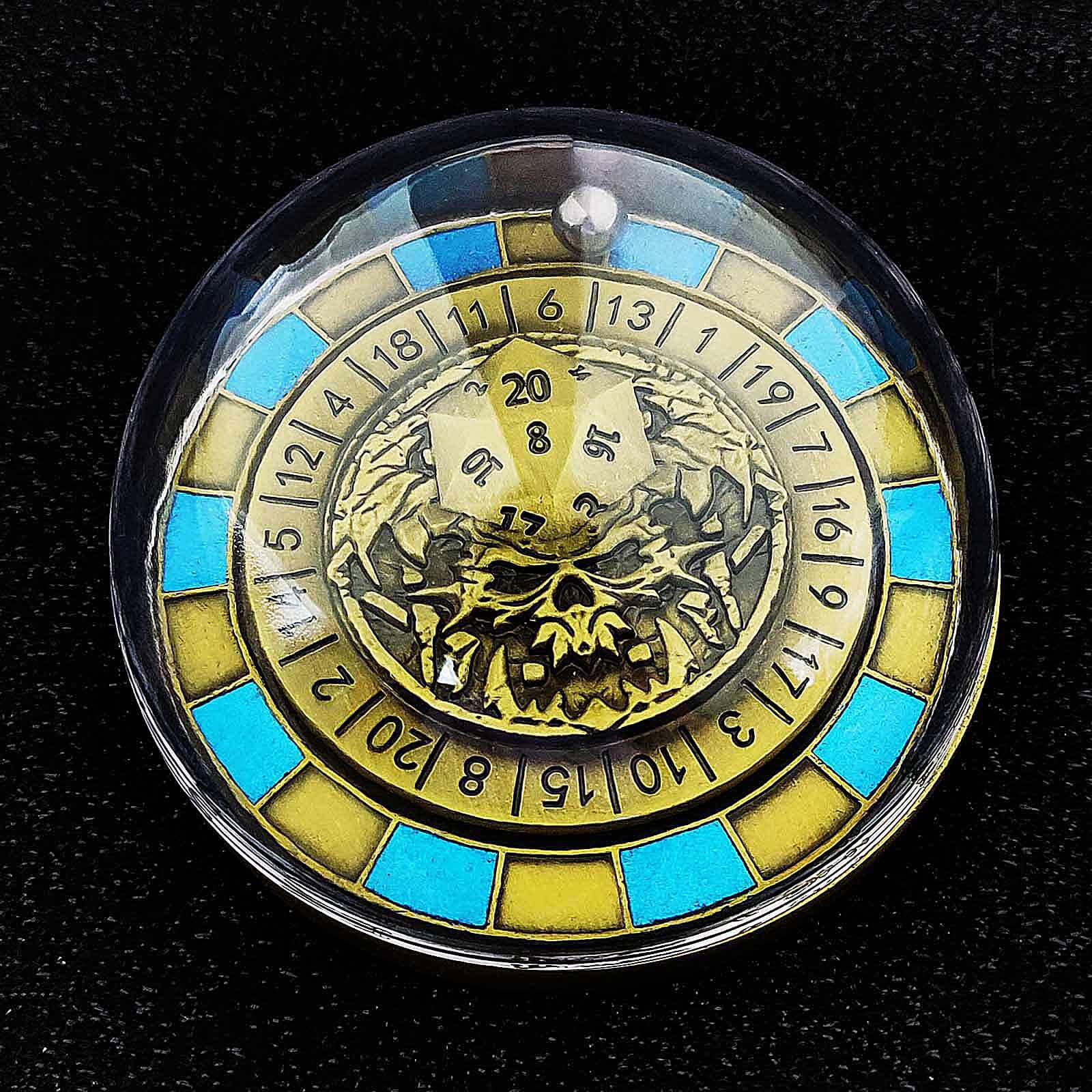 Ball Bearing Metal DnD Roulette Wheel Dice D20 - Image 13