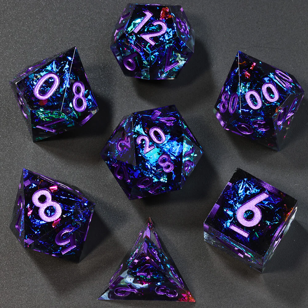 Bluestar Unusual Polyhedral Resin 7 D and D Dice Set - Image 5