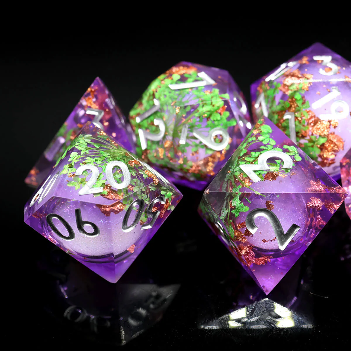 DND Dice Set Liquid Core 7-Piece Sharp Edge - Image 10