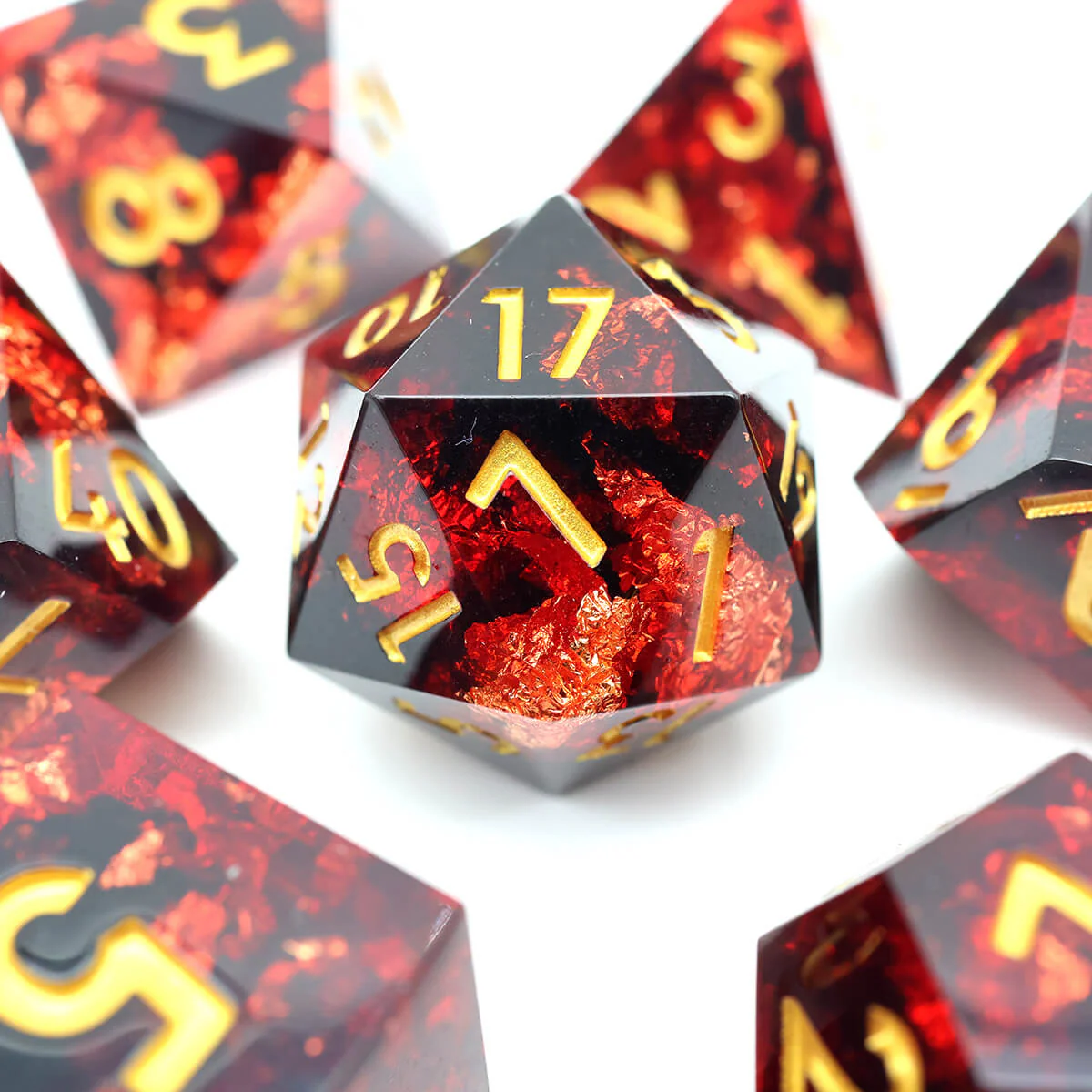 DND Dice Set Vengeful Spirit 7-Piece Sharp Edge - Image 2