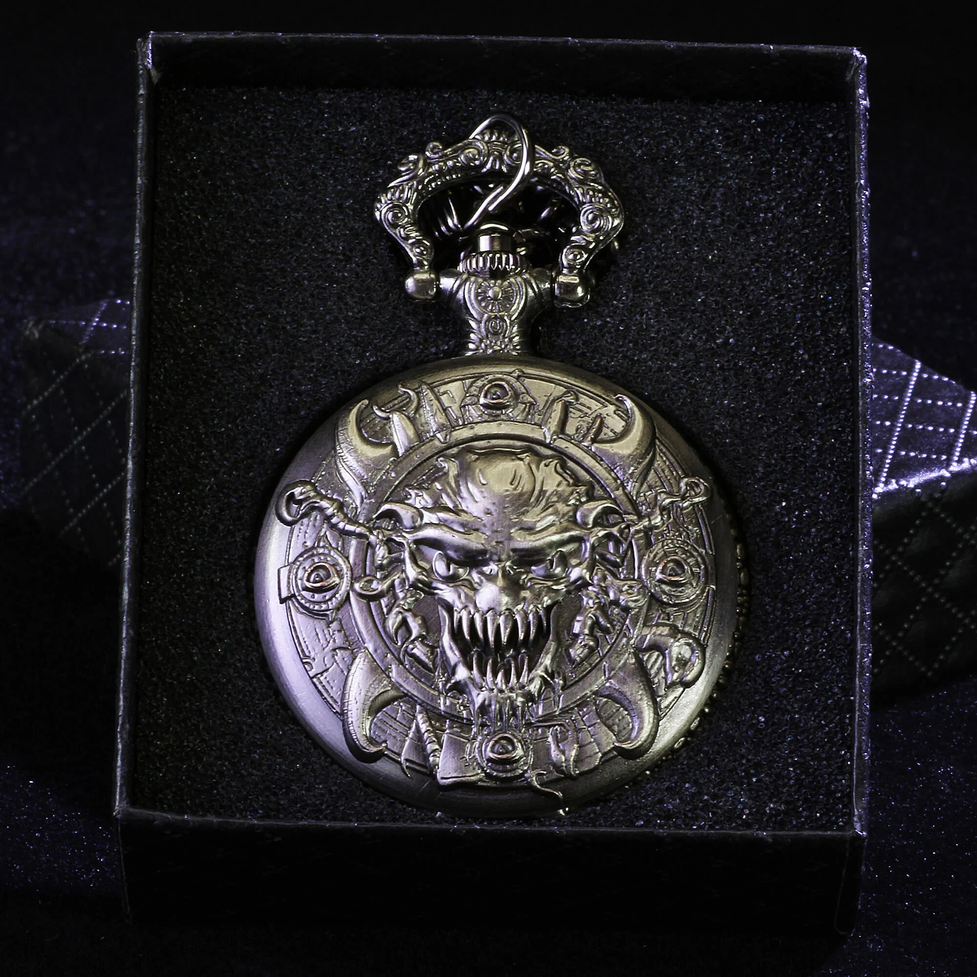Eye Demon Mini Polyhedral Metal DD Dice Sets with Pocket Watch Shell Case - Image 10