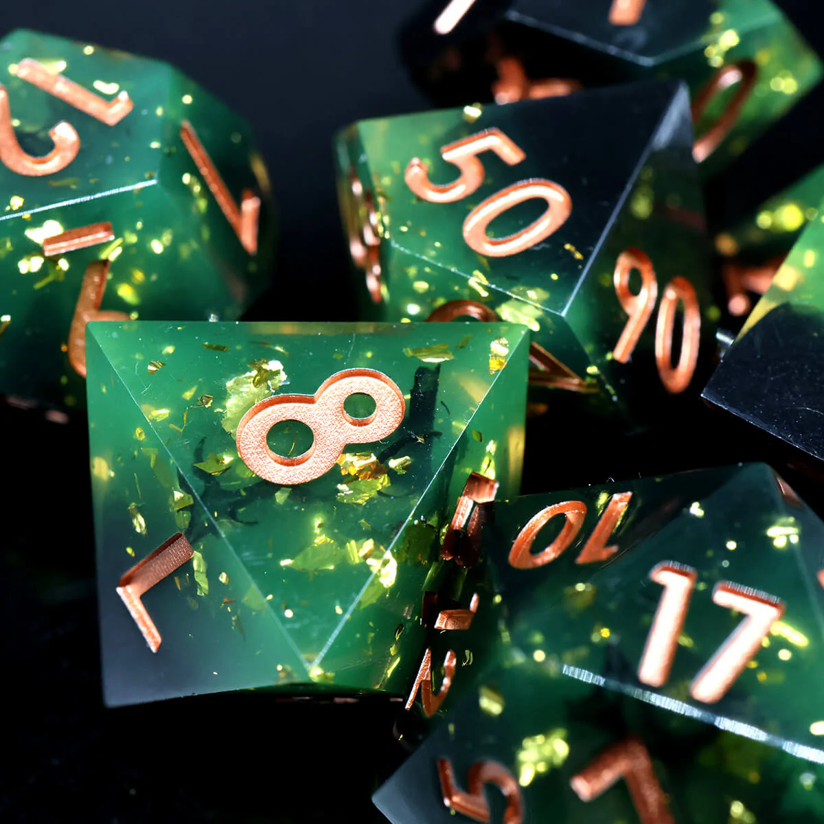 Fog Misty DND Dice Set 7-Piece Sharp Edge - Image 10