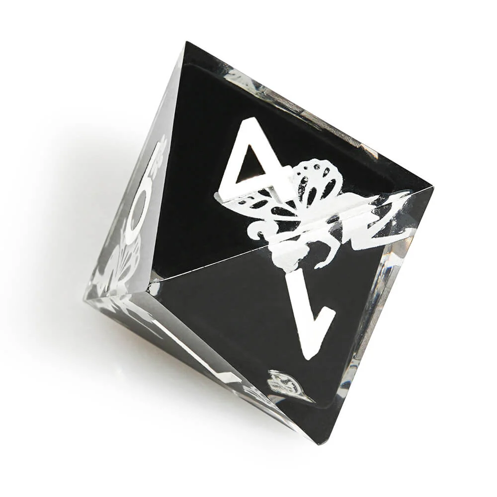 Polyhedral RGP Cool DnD Dice Sets - Luminous Butterfly - Image 5