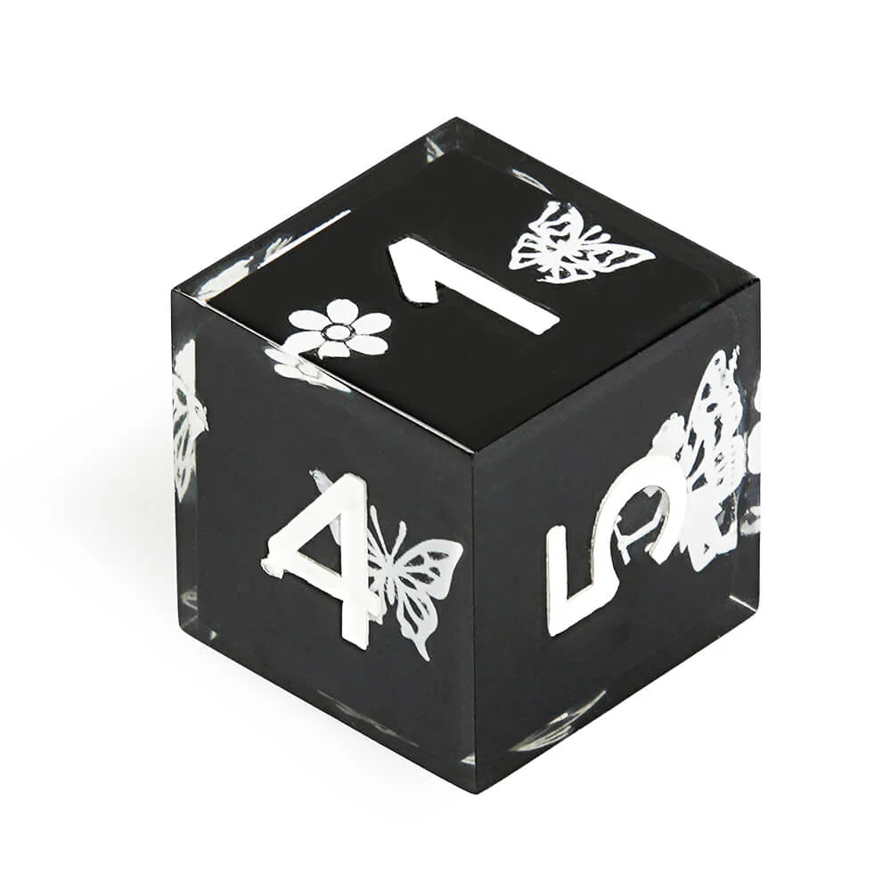 Polyhedral RGP Cool DnD Dice Sets - Luminous Butterfly - Image 8